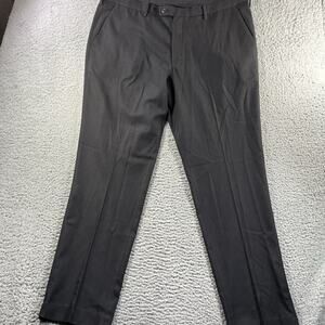 UNIQLO HEATTECH SMART PANTS MENS 44x34 BLACK NWT NEW ZIPPER BUTTON POCKETS PANT